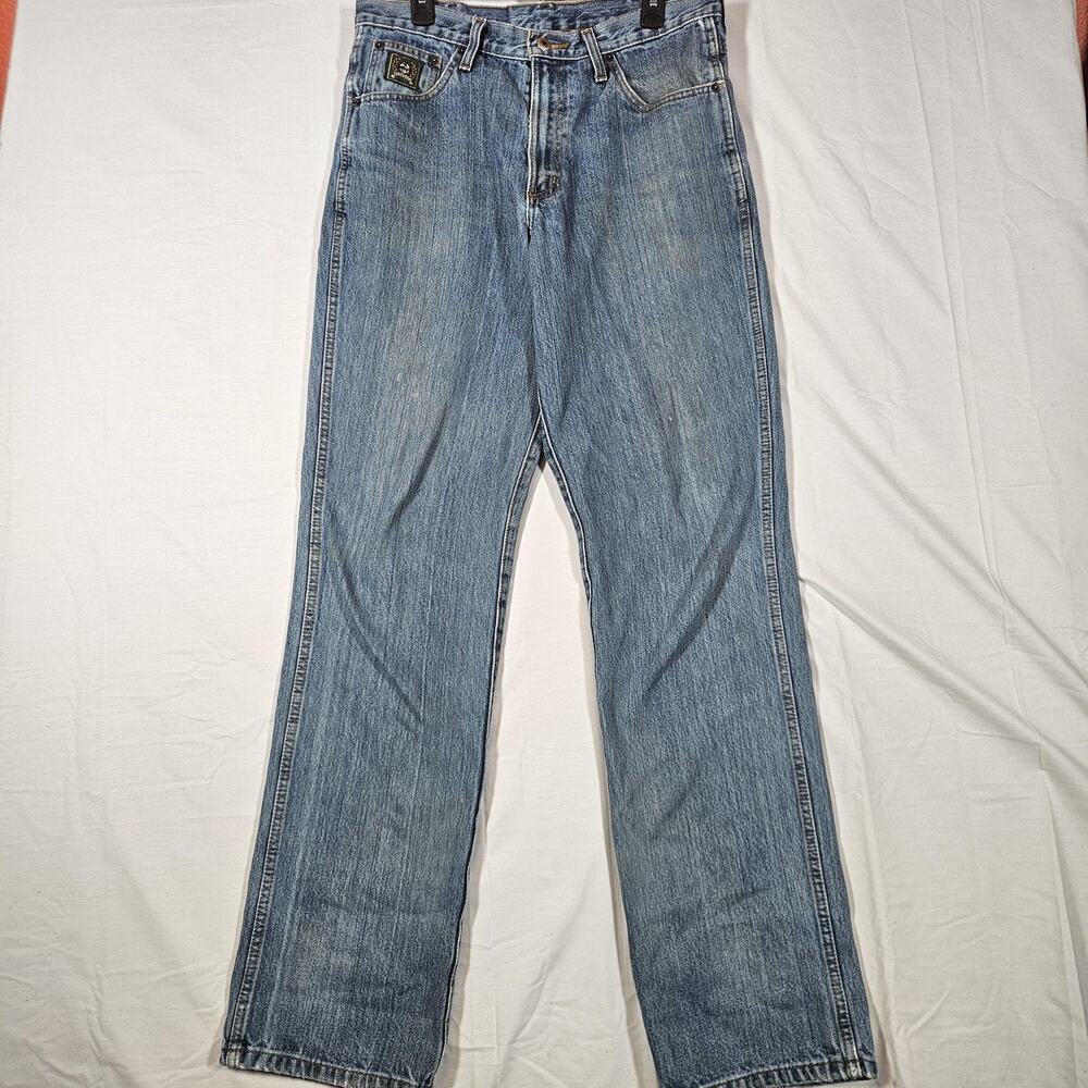 Cinch Jeans Mens 33x36 Blue Medium Wash Straight Denim Cowboy Western MB90530002